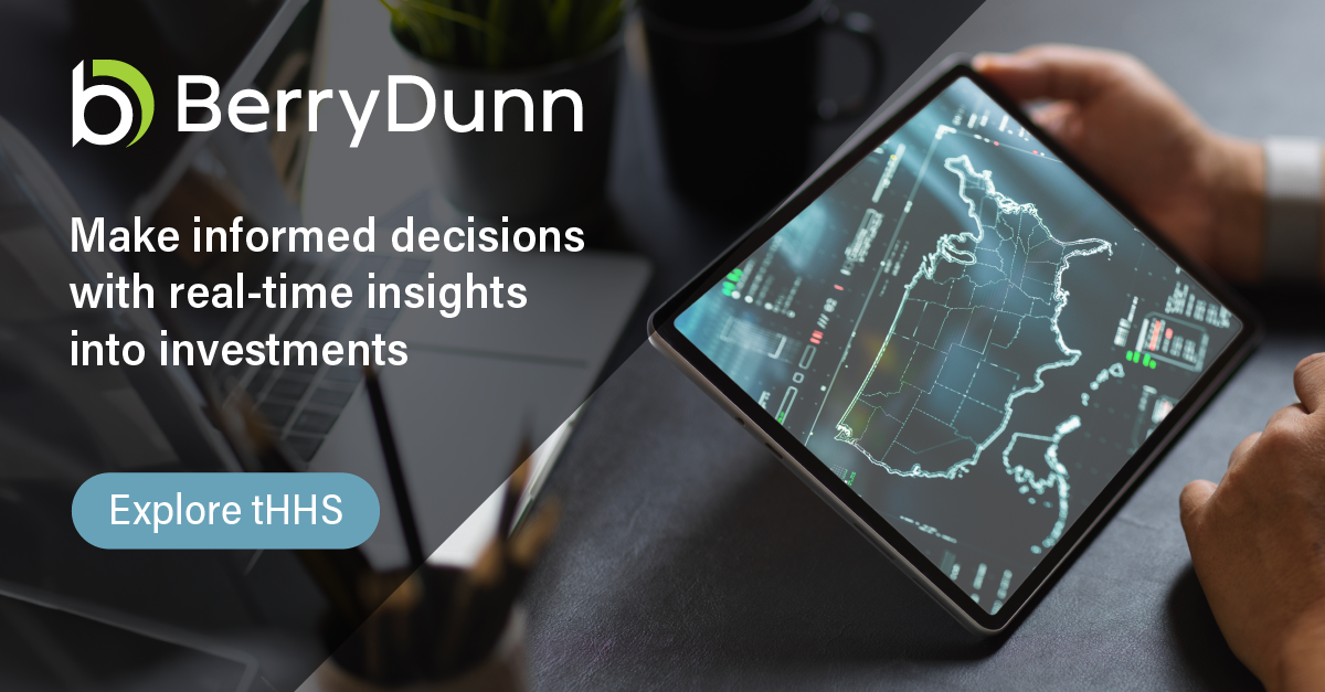 tHHS | Investment Management for Health and Human Services - Berry Dunn Mcneil And Parker Settlement